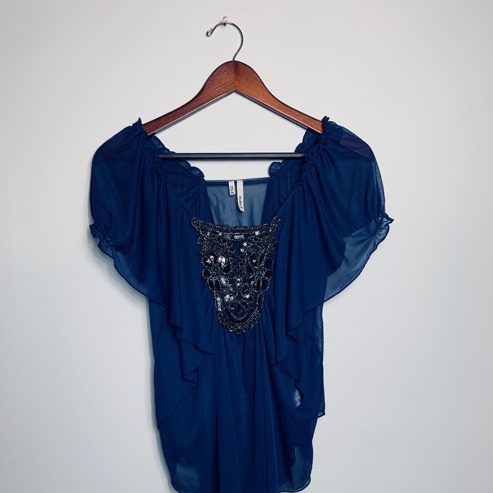 Dreamy Dazzled Blue Blouse